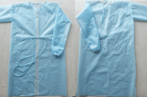 Disposable PP+PE Isolation Gown (Level 3, 46GSM)